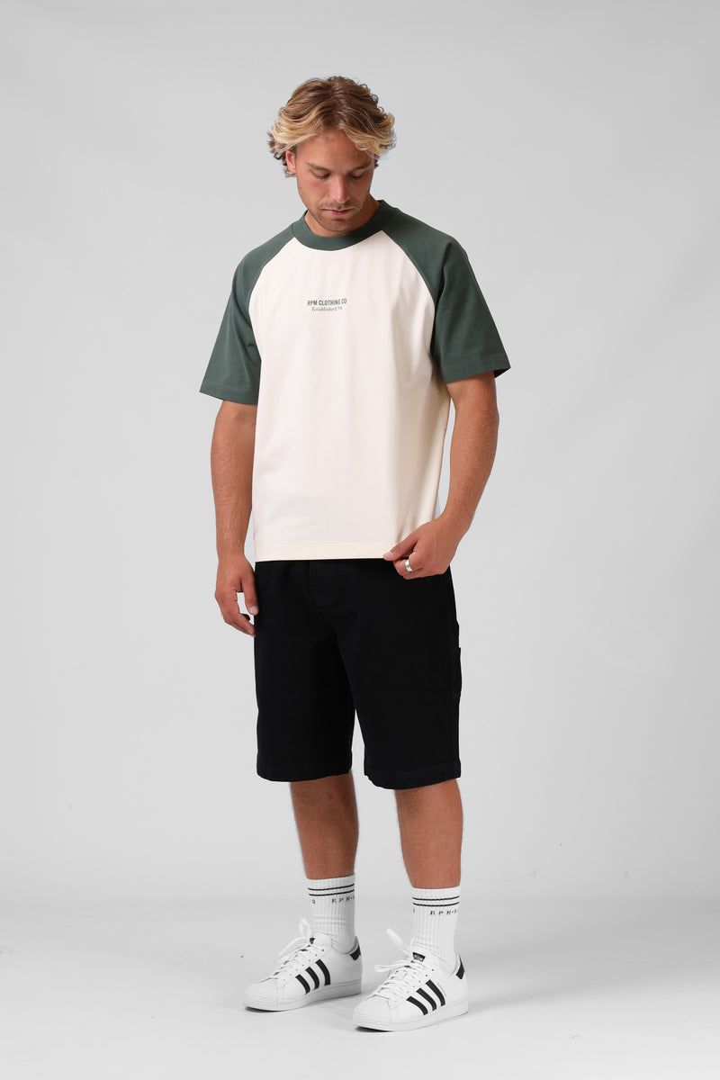 Raglan Tee - Cream