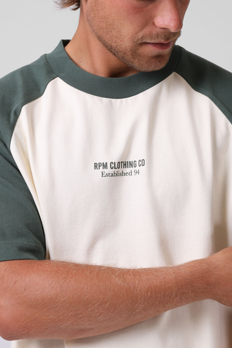 Raglan Tee - Cream