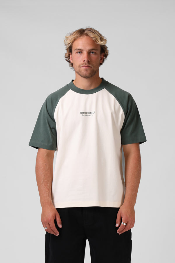 Raglan Tee - Cream