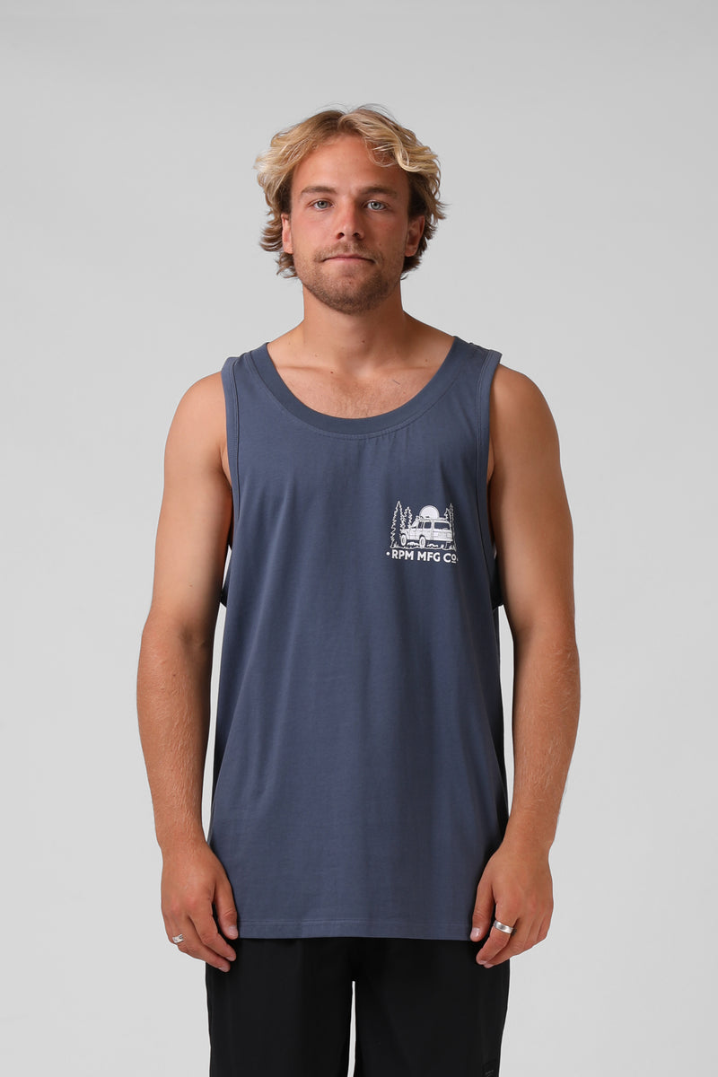 Land Cruiser Singlet - Slate Blue