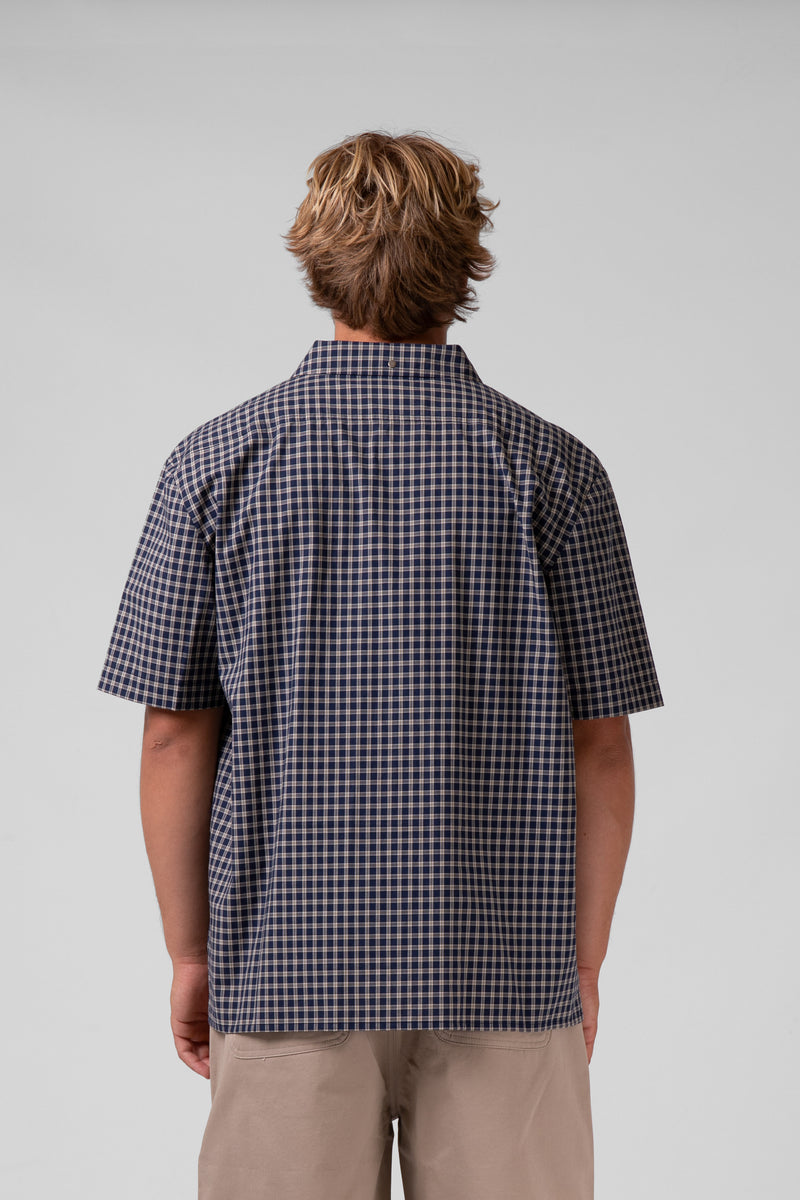 Check Mate Shirt - Navy