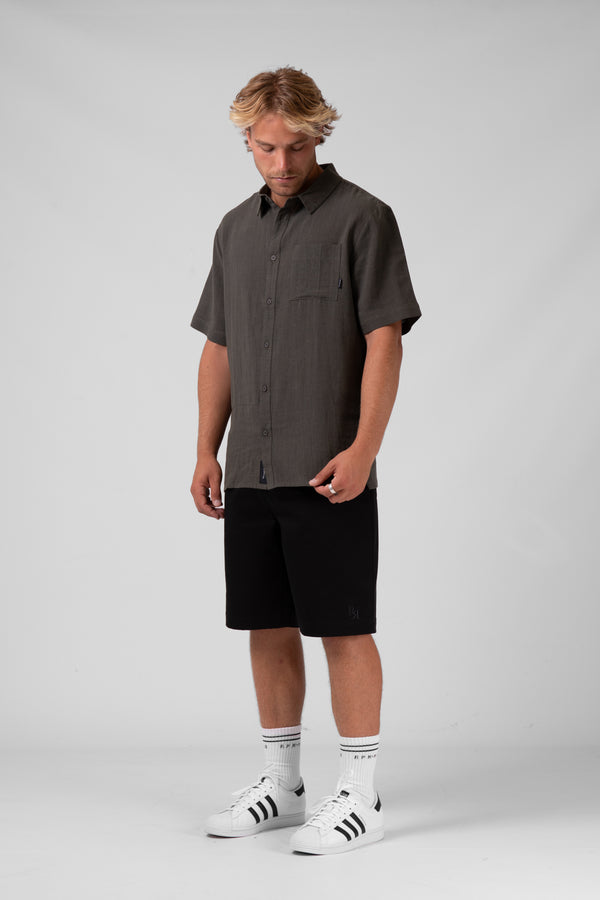 Linen Shirt - Dark Forrest