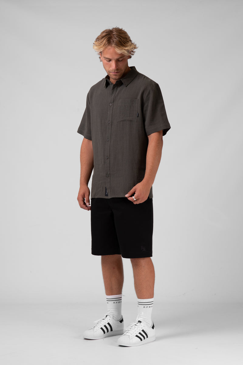 Linen Shirt - Dark Forrest
