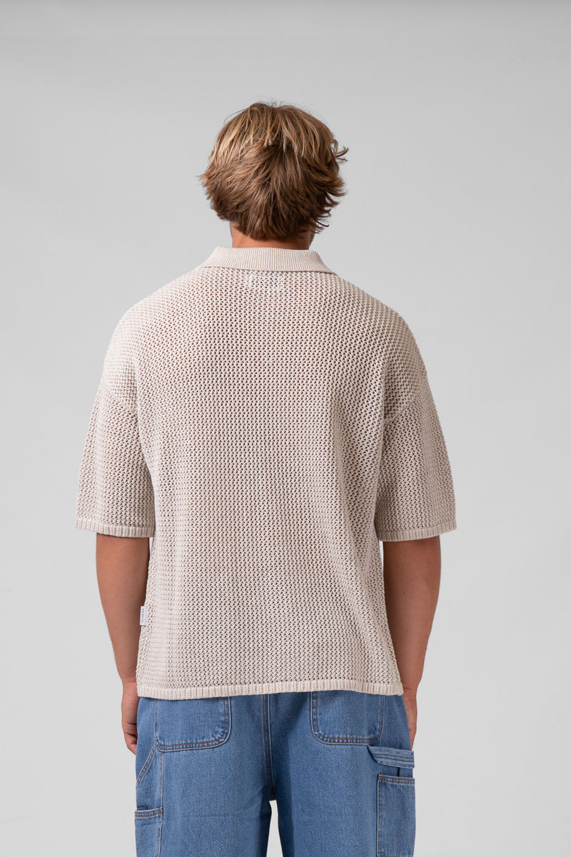 Crochet Shirt - Natural