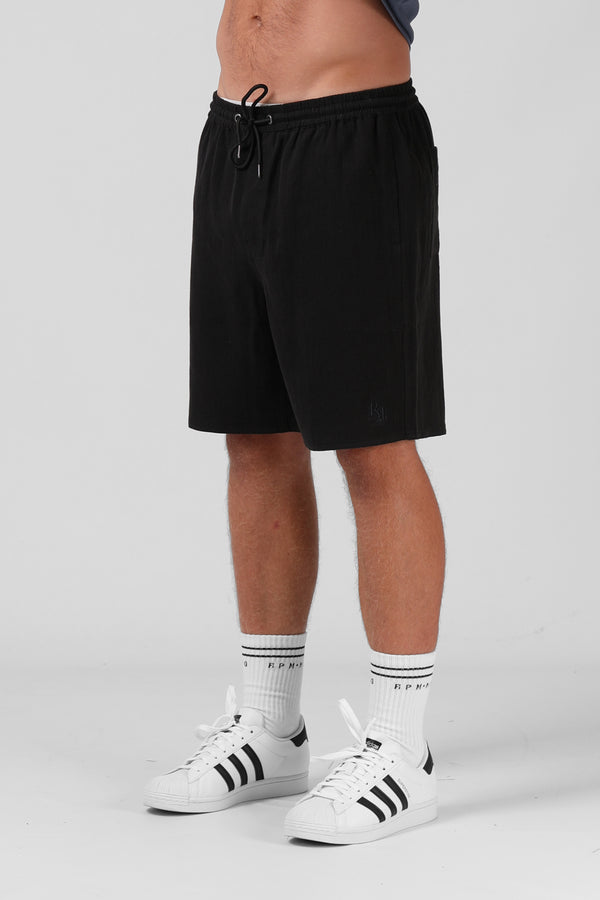 Linen Short - Black