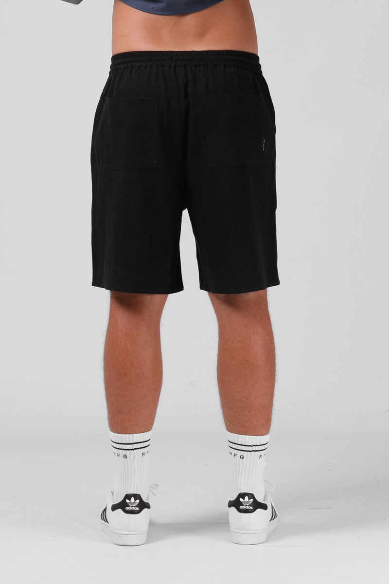Linen Short - Black
