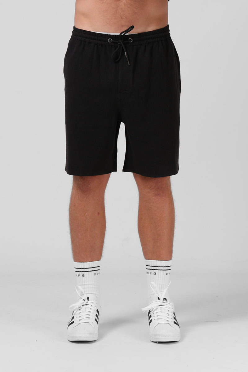 Linen Short - Black