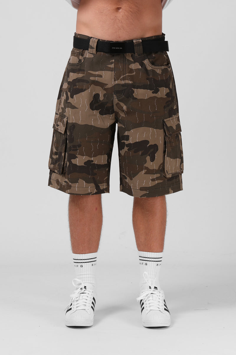 Baggy Cargo Short - Army