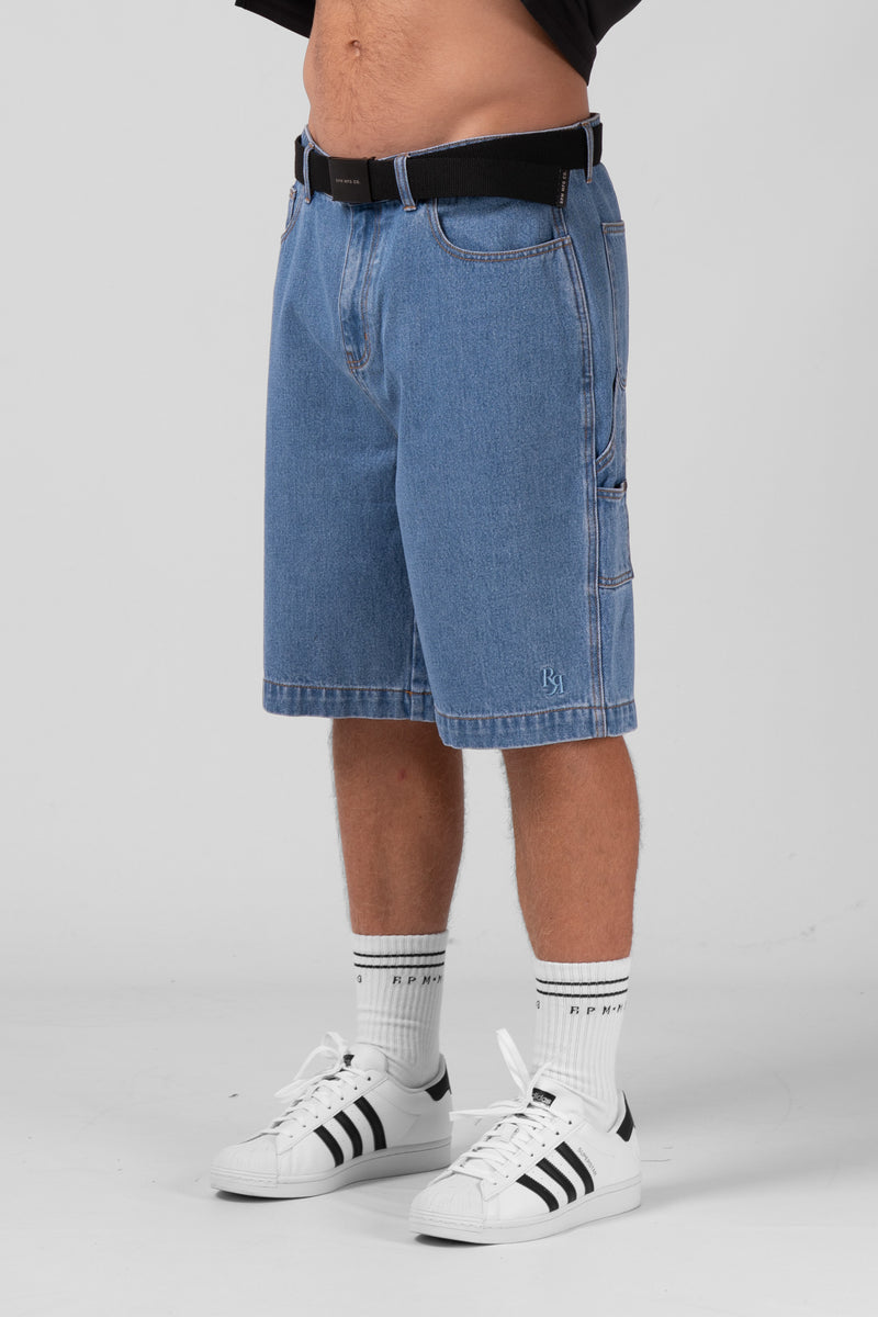 Denim Work Short - Classic Blue