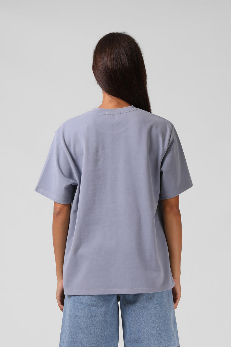 OS Sanded Tee - Dusty Blue