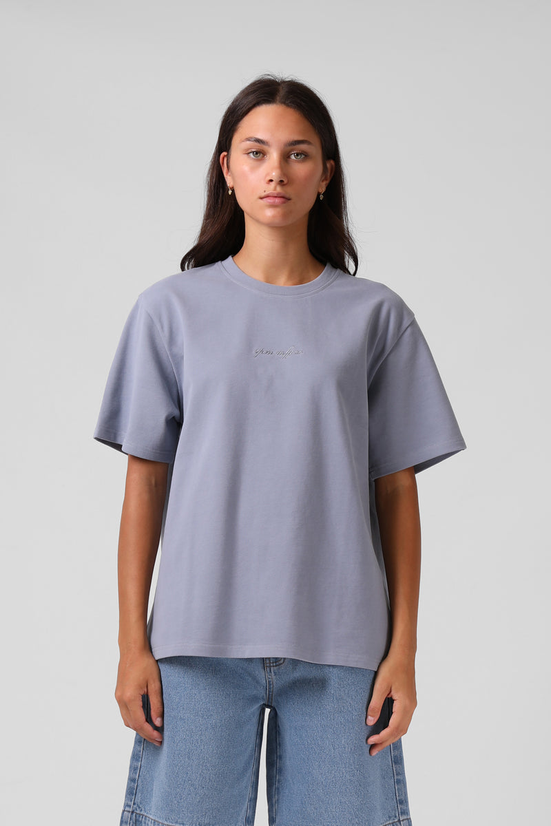 OS Sanded Tee - Dusty Blue