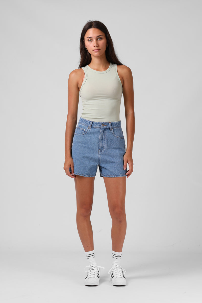 Ribbed Singlet - Mint