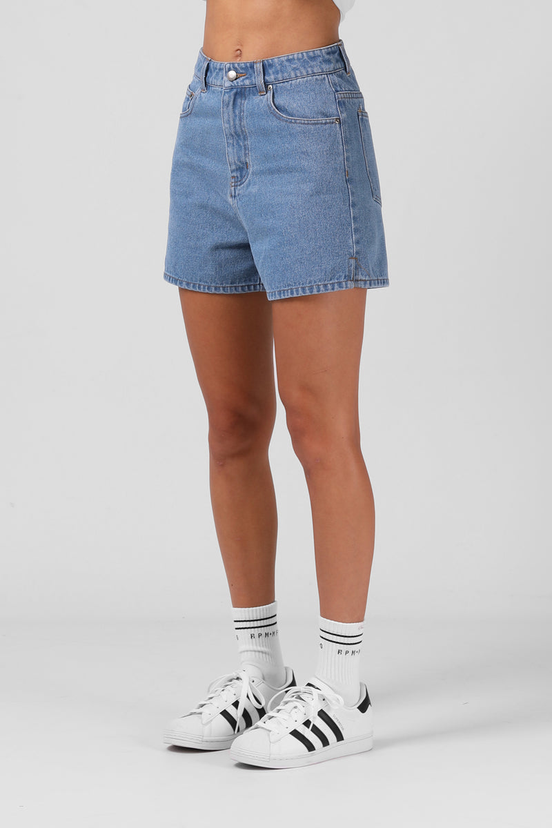 90s Denim Short - Classic Blue