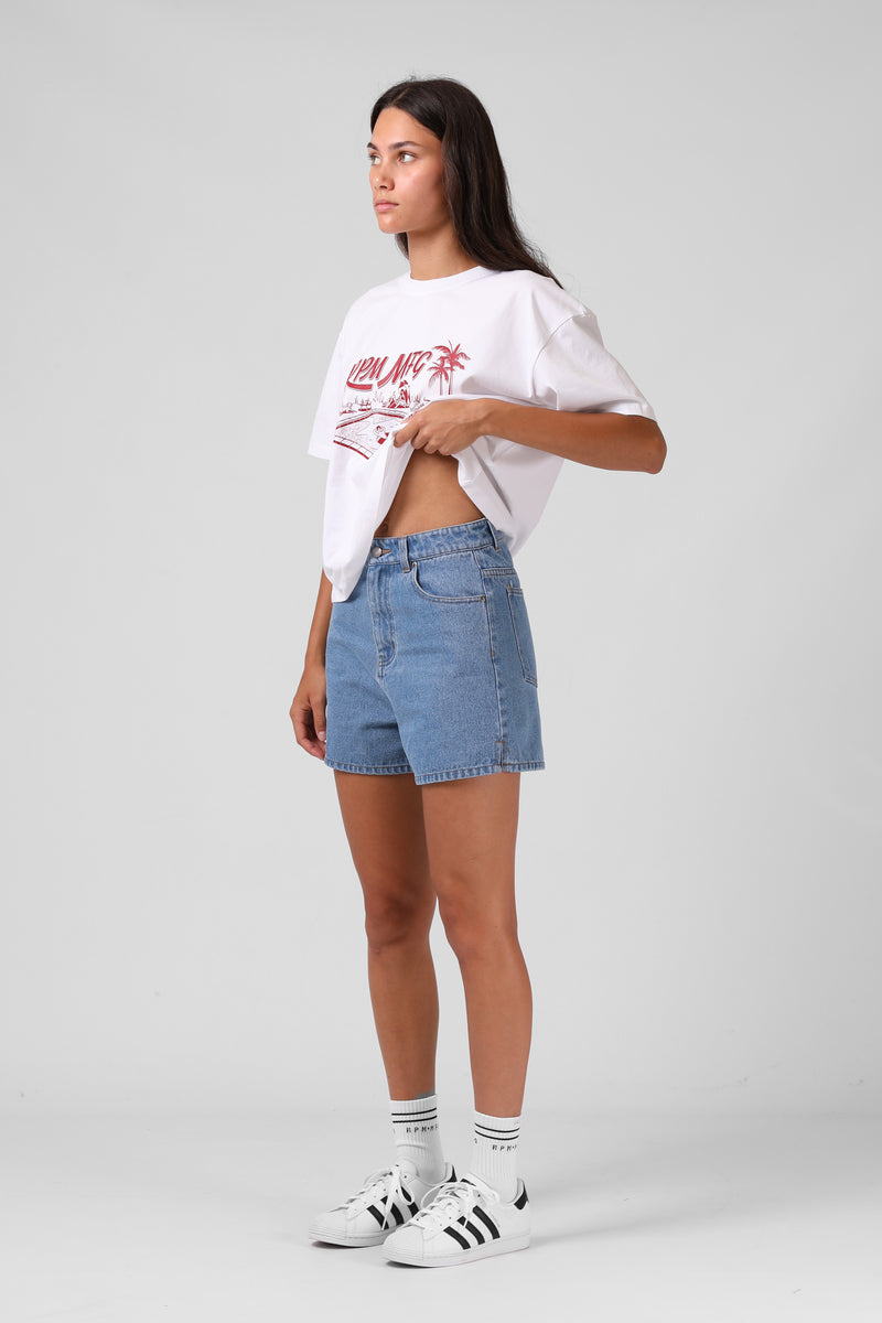 90s Denim Short - Classic Blue