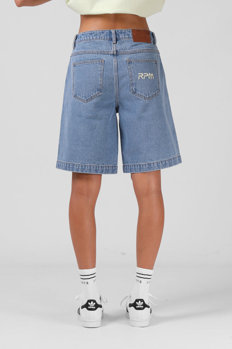 Denim Jort - Classic Blue
