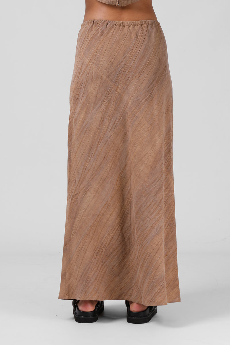 Isabella Midi Skirt - Cinnamon