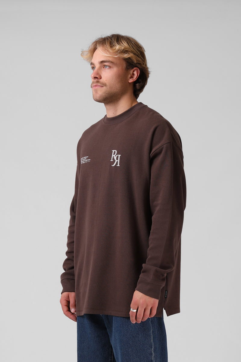 Street L-S Tee - Chocolate