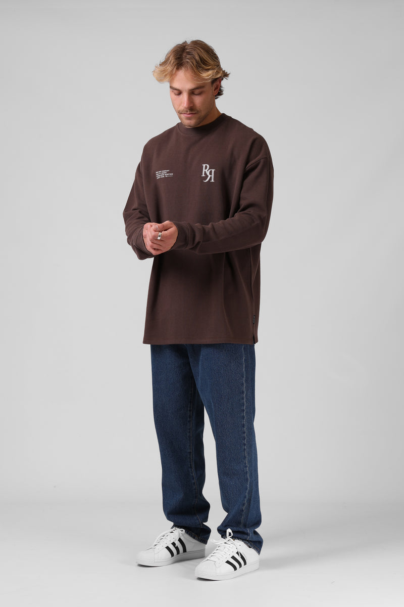 Street L-S Tee - Chocolate