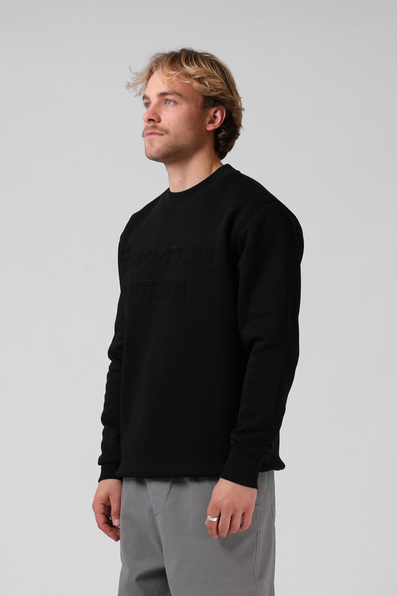 Emboss Crew - Black