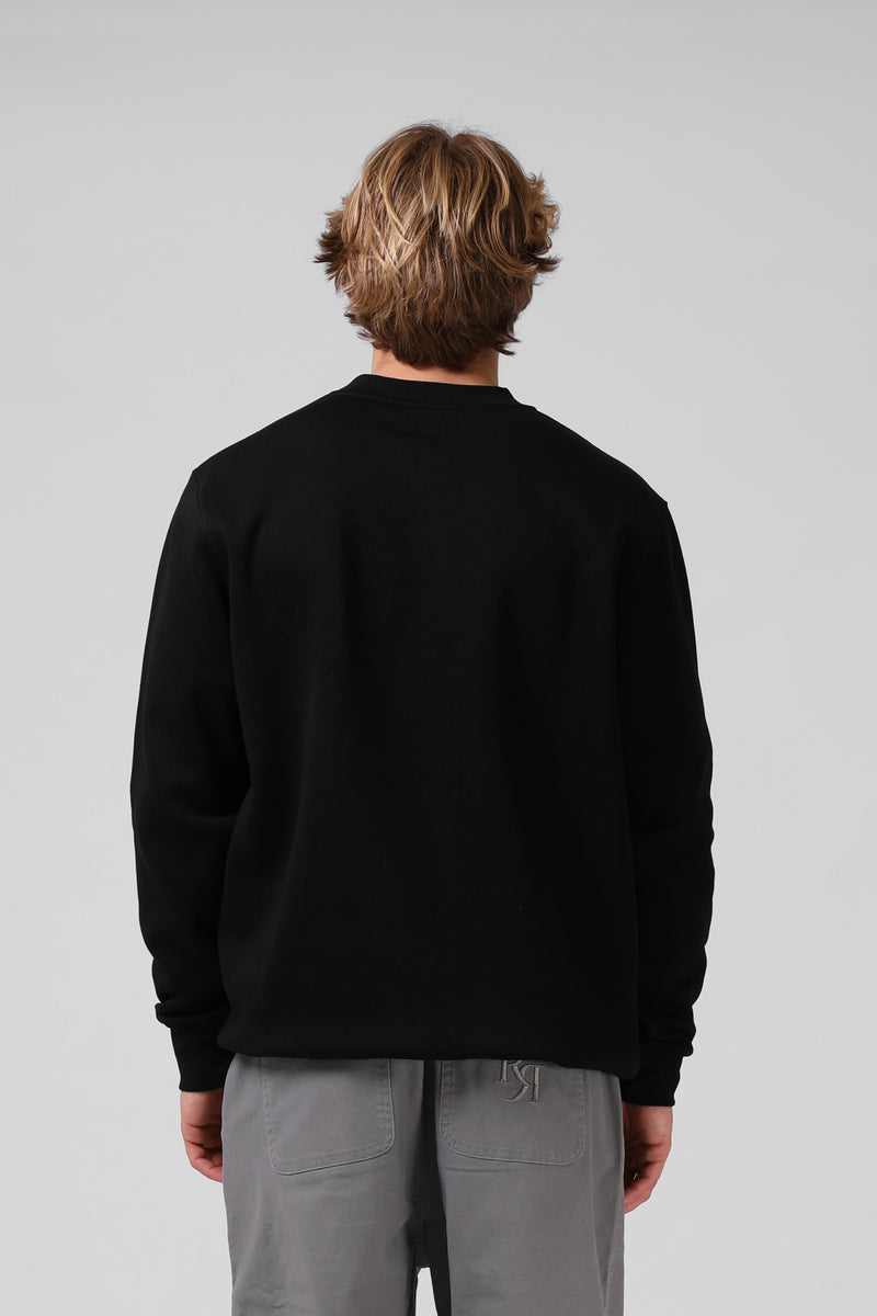 Emboss Crew - Black