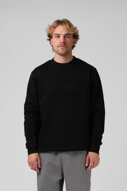 Emboss Crew - Black