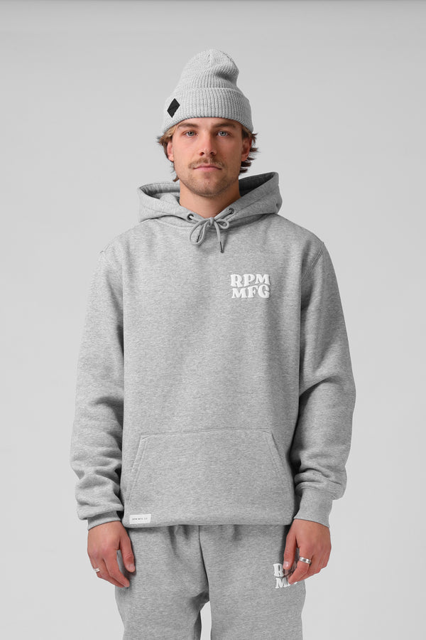 Wavy Hood - Grey Marl