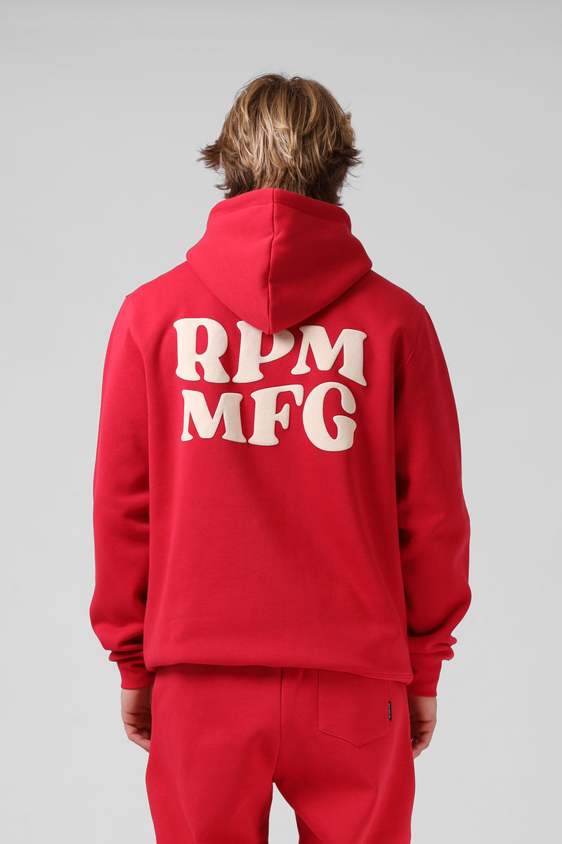 Wavy Hood - Red