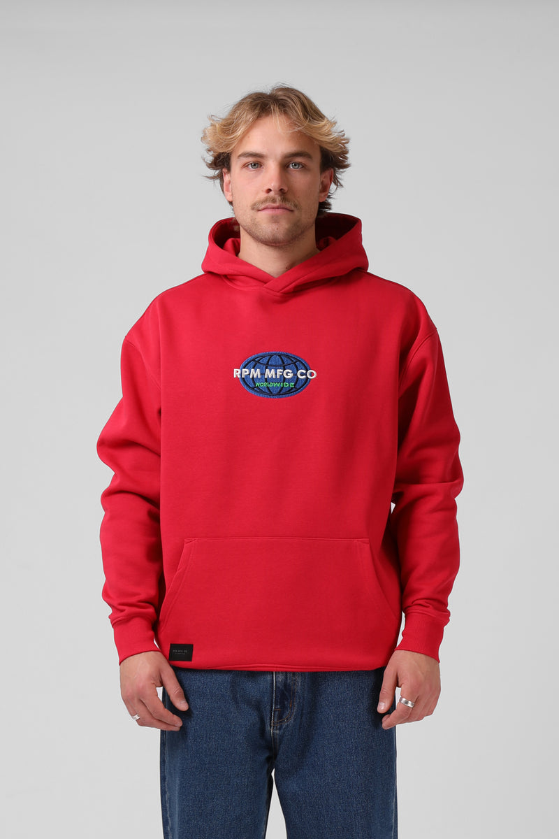 World Wide Box Hood - Red