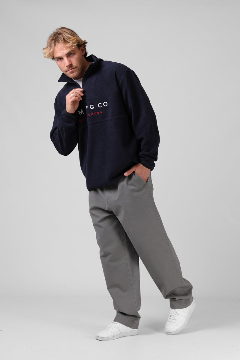 Polar 1/4 Zip Sweater - Sailor Blue