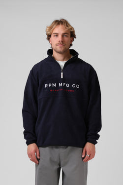 Polar 1/4 Zip Sweater - Sailor Blue