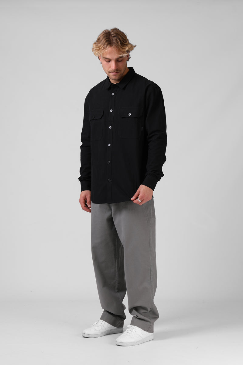 Drill Shirt - Black
