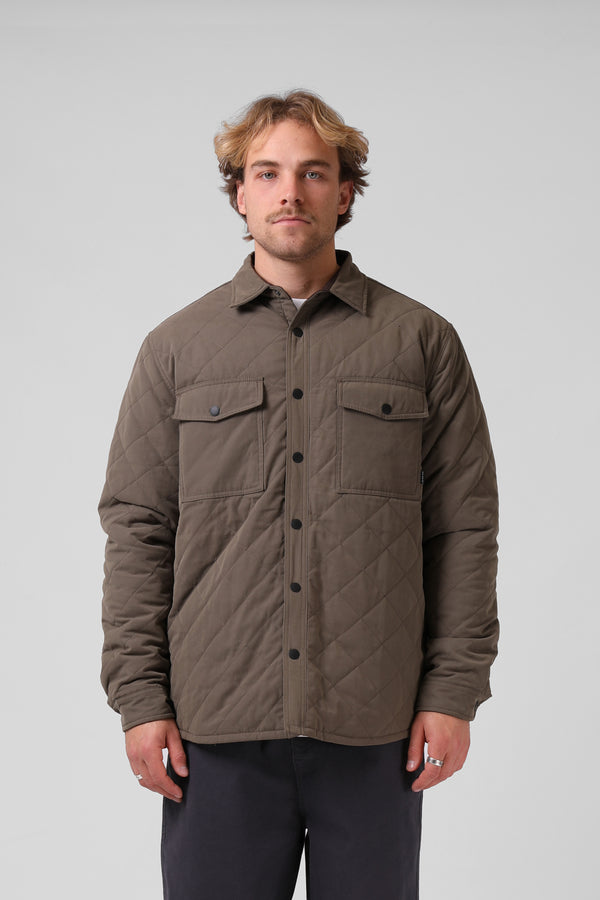 Quilted Jacket - Khaki