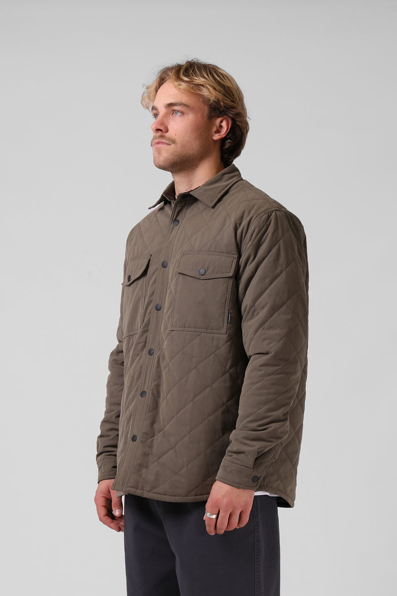 Quilted Jacket - Khaki