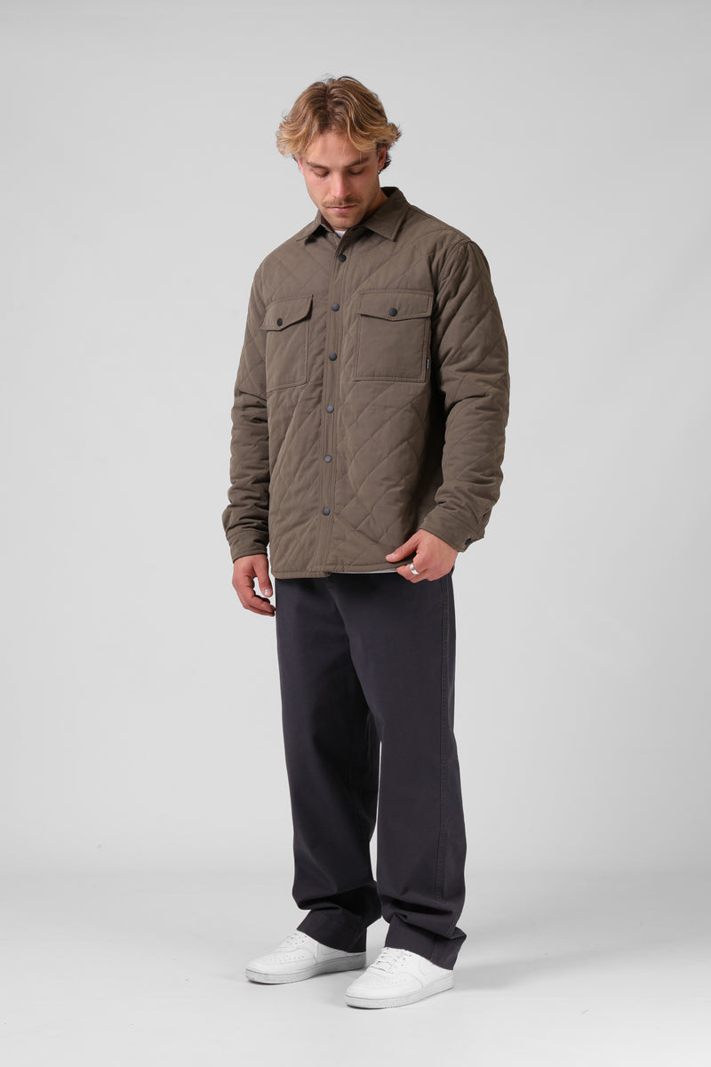 Quilted Jacket - Khaki