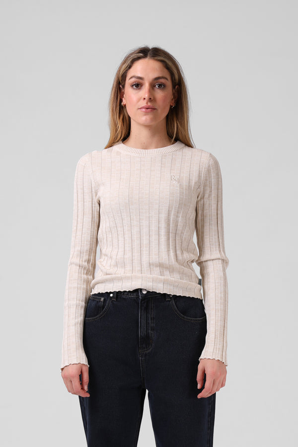 Knitted L/S - Stone