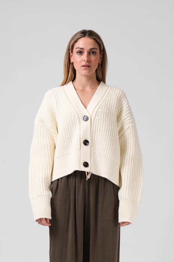 Chunky Cardigan - Cream