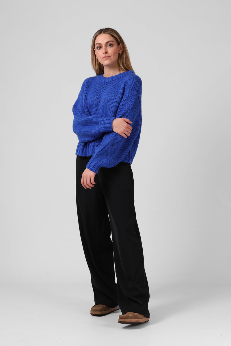 Monroe Knit - Cobalt Blue