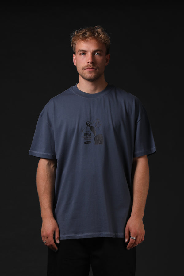 19th Club OS Tee - Slate Blue