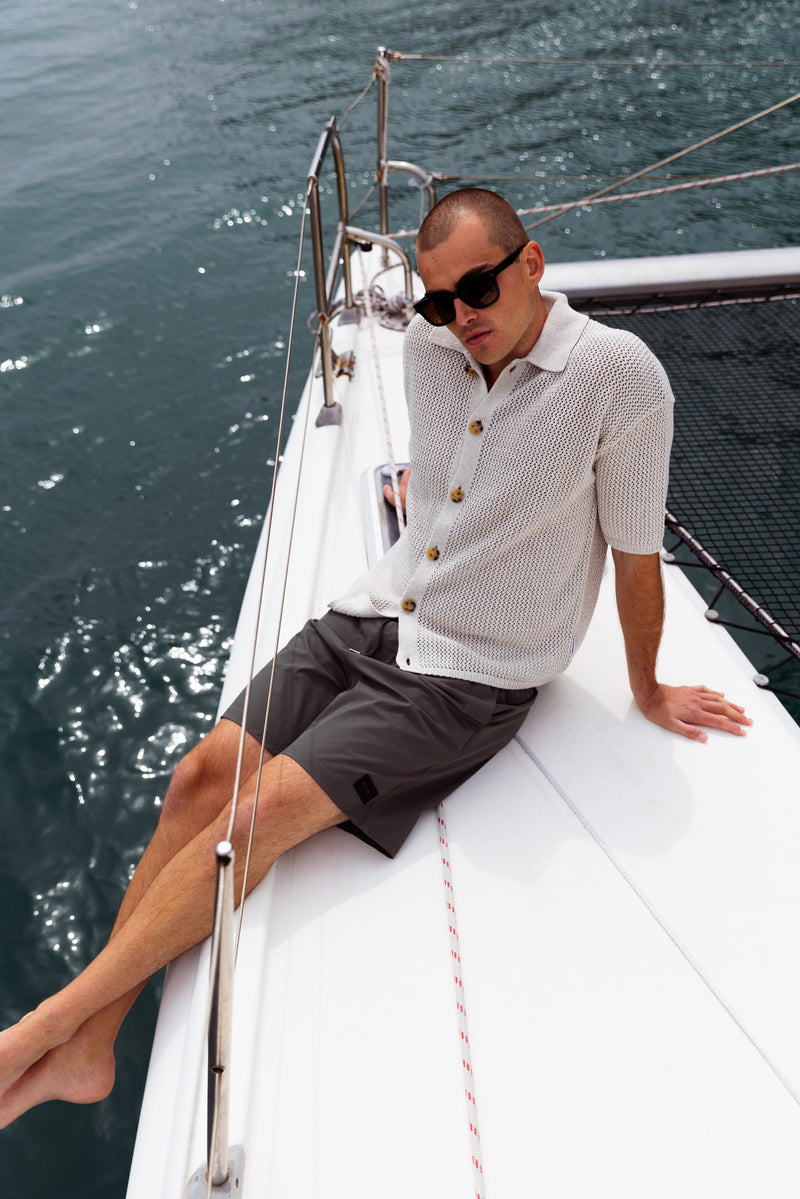 Crochet Shirt - Natural