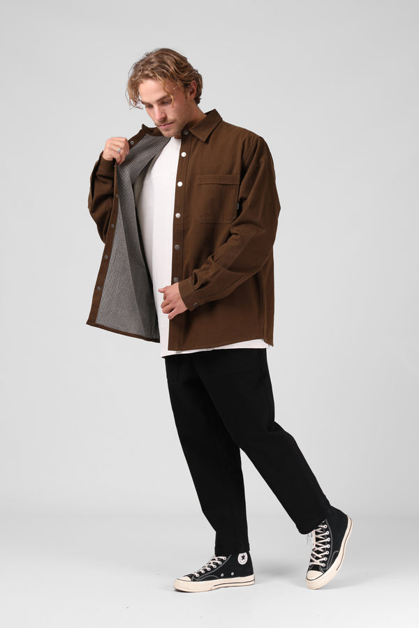 Canvas Jacket - Brown